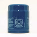 Blue oil filter with Honda logo on a white background